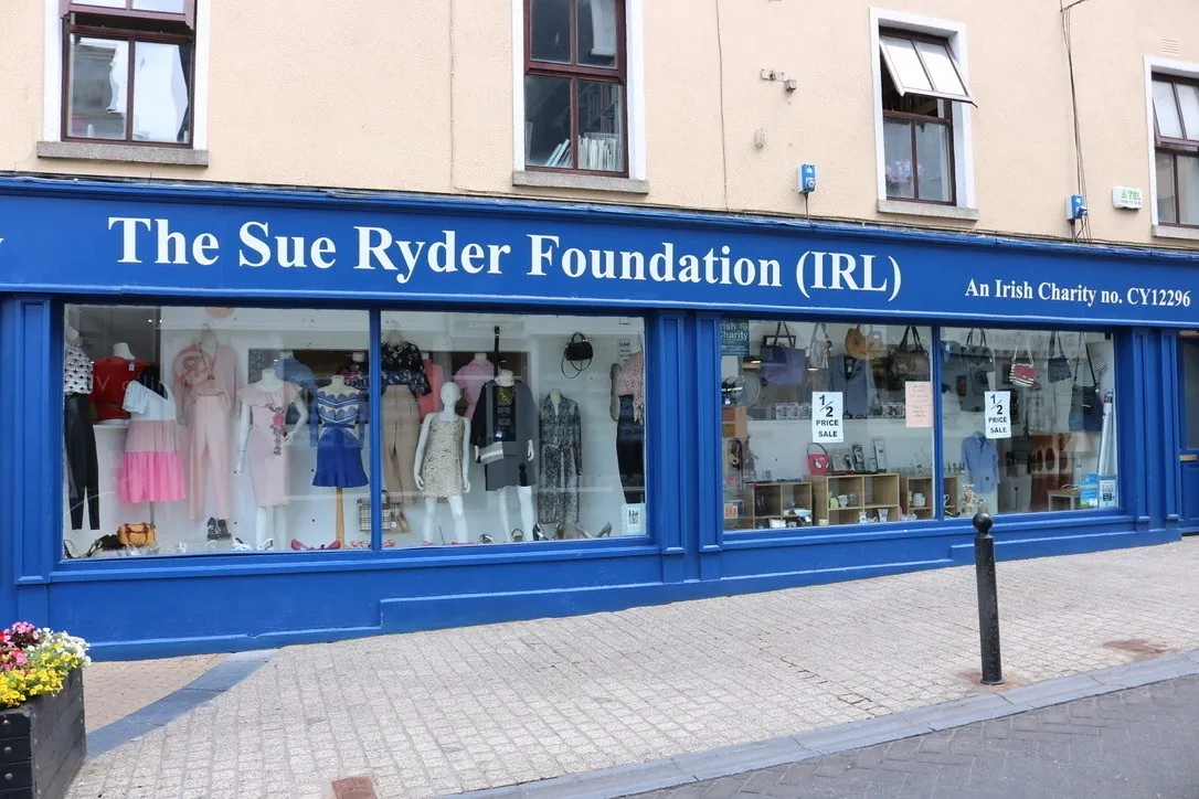 The Sue Ryder Foundation shop front on Dublin Street, Carlow