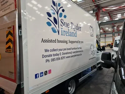 Sue Ryder Ireland van for collections